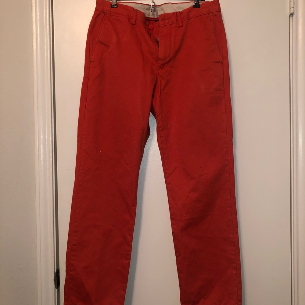 Orange jeans /dress men